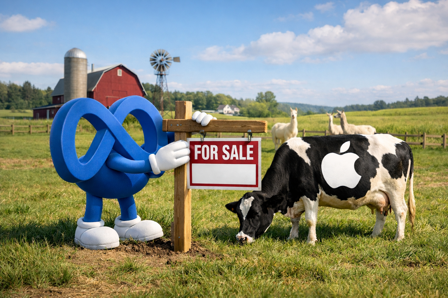 Meta Bets the Farm, Apple Milks the Cows