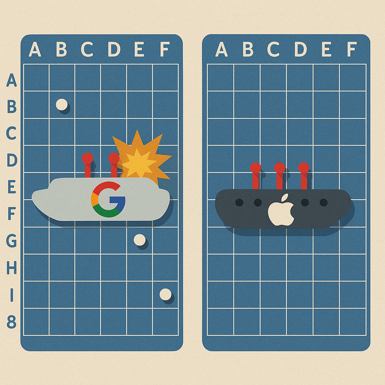 Apple Hits Google's Battleship